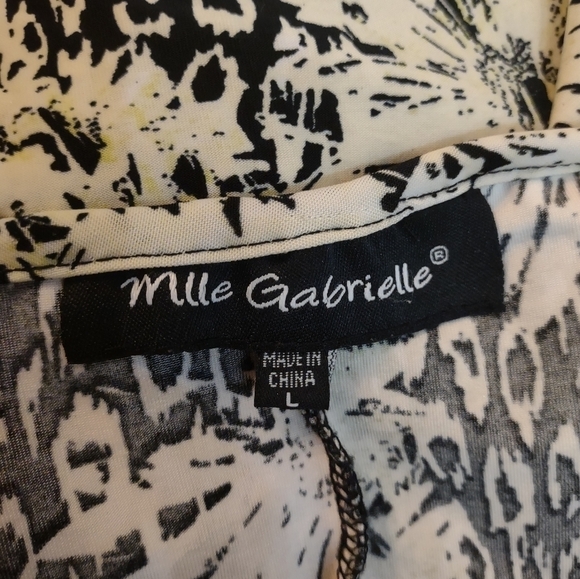 Mue Gabrielle women's size large knee length dress floral - Picture 4 of 5